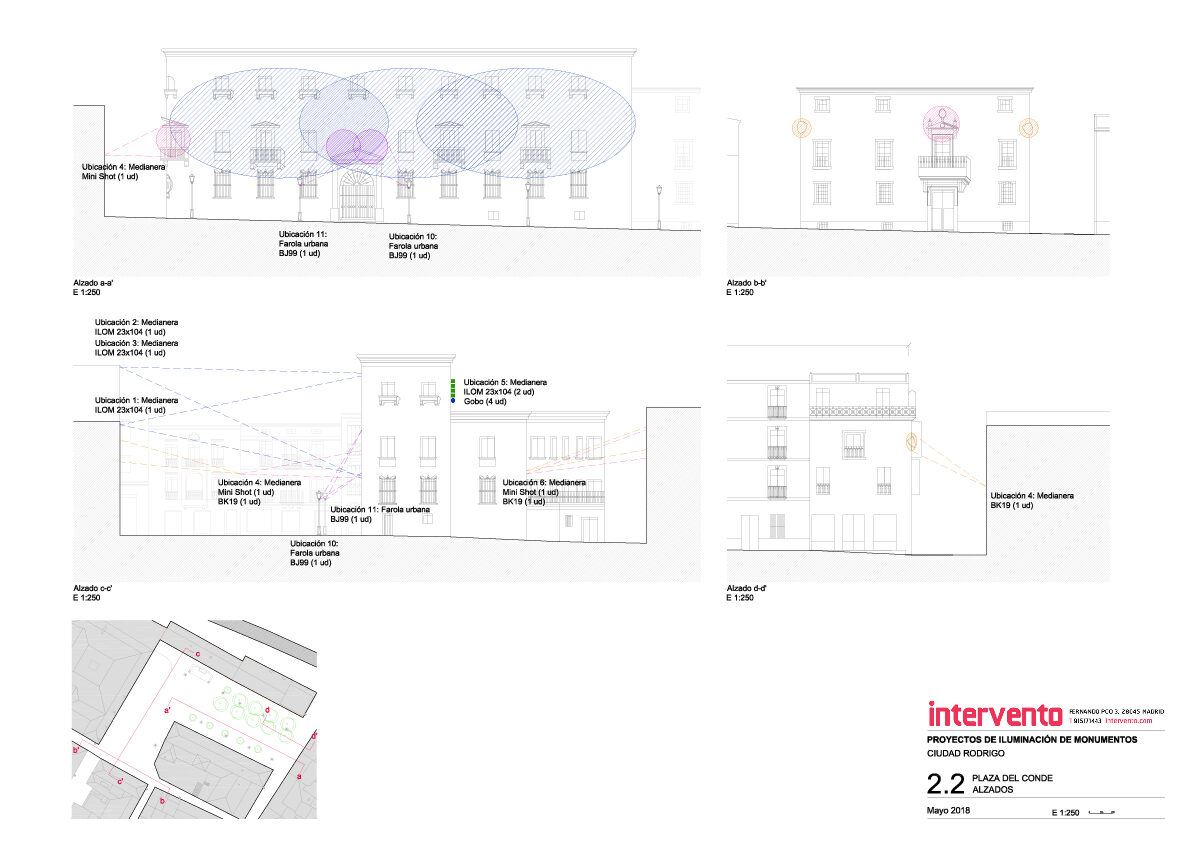 Ciudad Rodrigo Lighting Master Plan Intervento