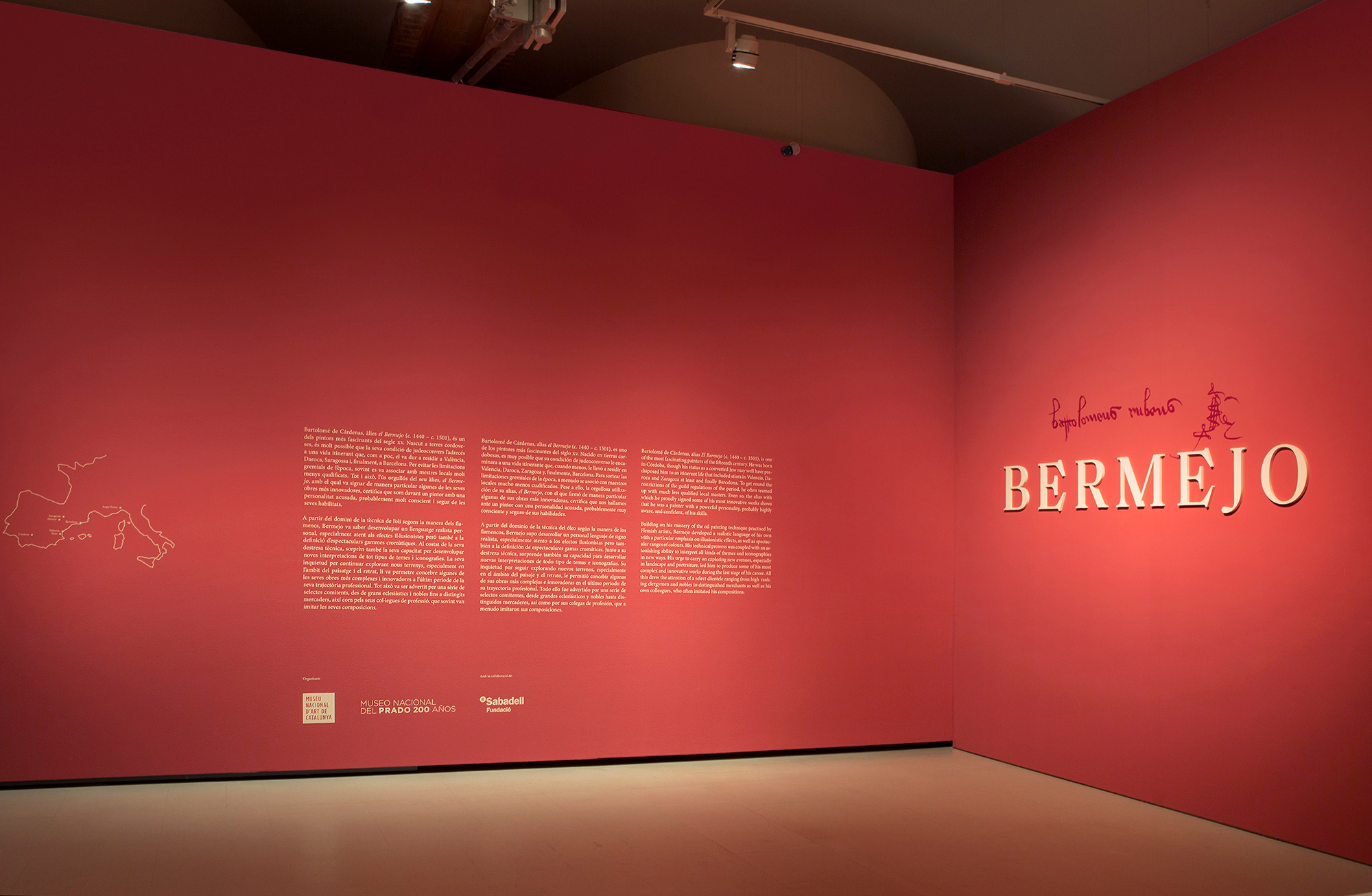 Monographic exhibition about Bartolomé Bermejo Intervento